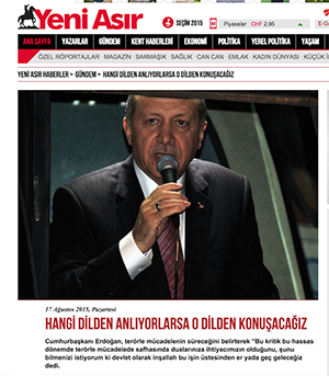 Recep Tayyip Erdoğan: "PKK hangi dilden anlıyorlarsa, o dilden kendilerine konuşmak suretiyle bu yola devam edeceğiz."